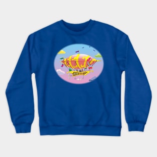 Steampunk Dirigible Dreamship Tee Crewneck Sweatshirt